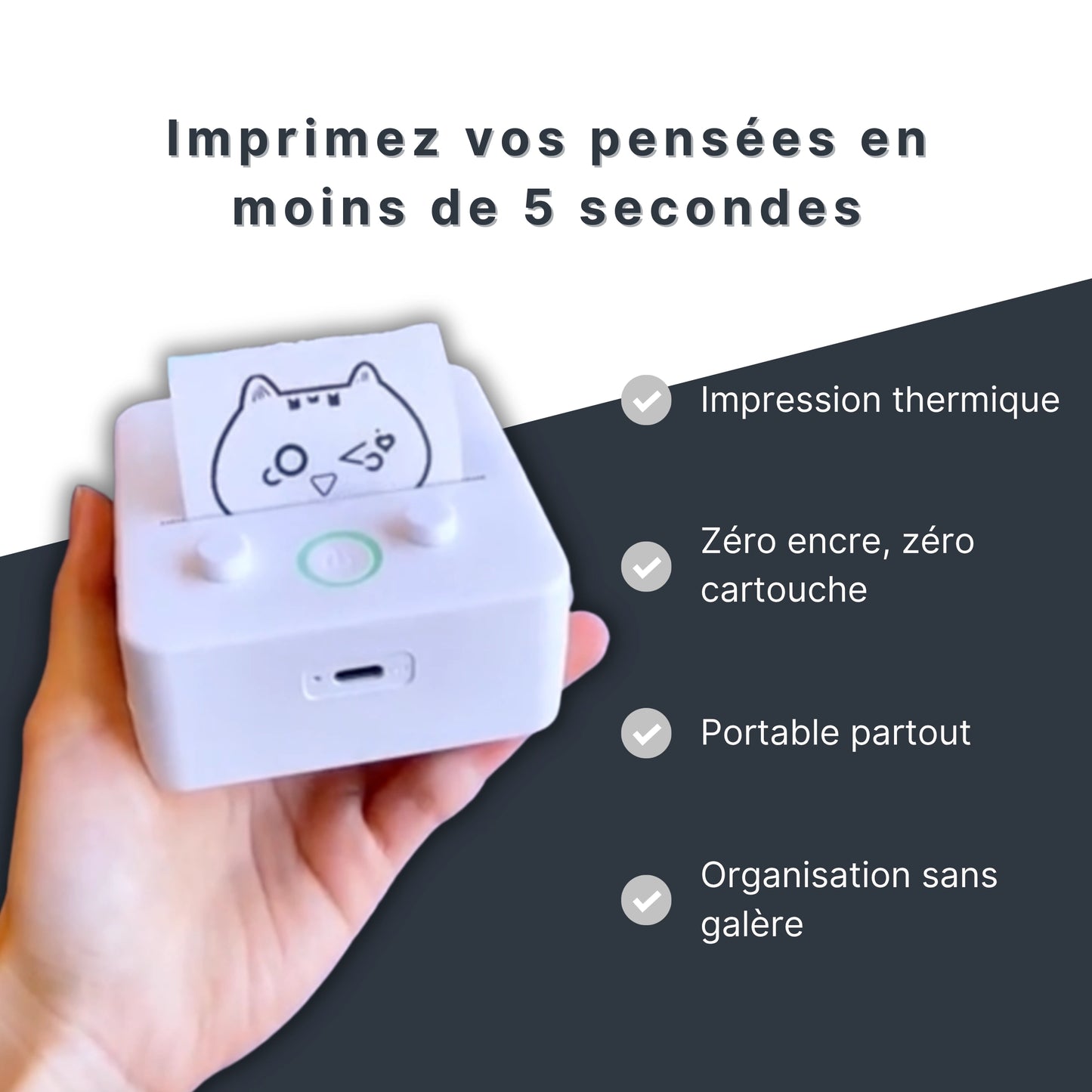 NotePrint™ | Imprimante thermique sans encre